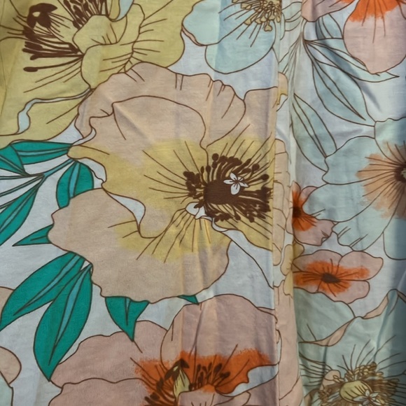 NWT O'Neill Delilah Multicolor Floral Romper Tropical Swim Coverup Size Small - Picture 9 of 9